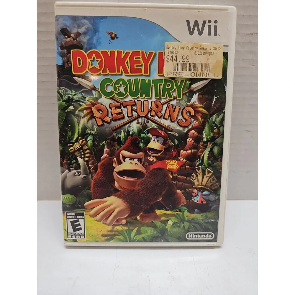 Donkey Kong Country Returns (Nintendo Wii)‎ Game